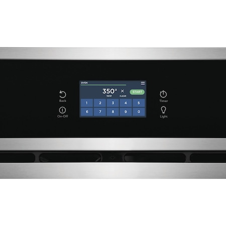 Frigidaire Frigidaire 27-in. Single Electric Convection Wall Oven with Baking Function, Stainless Steel FCWS2727AS